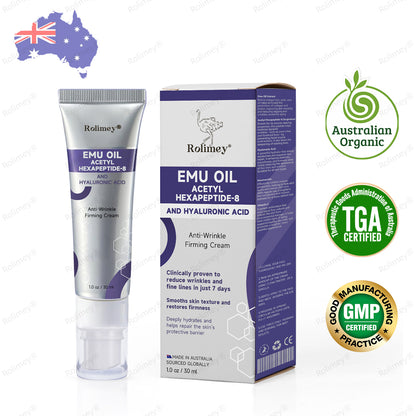 🌟Made in Australia: Rolimey® Emu Oil Anti-Wrinkle Firming Cream (Dermatologist Recommended)