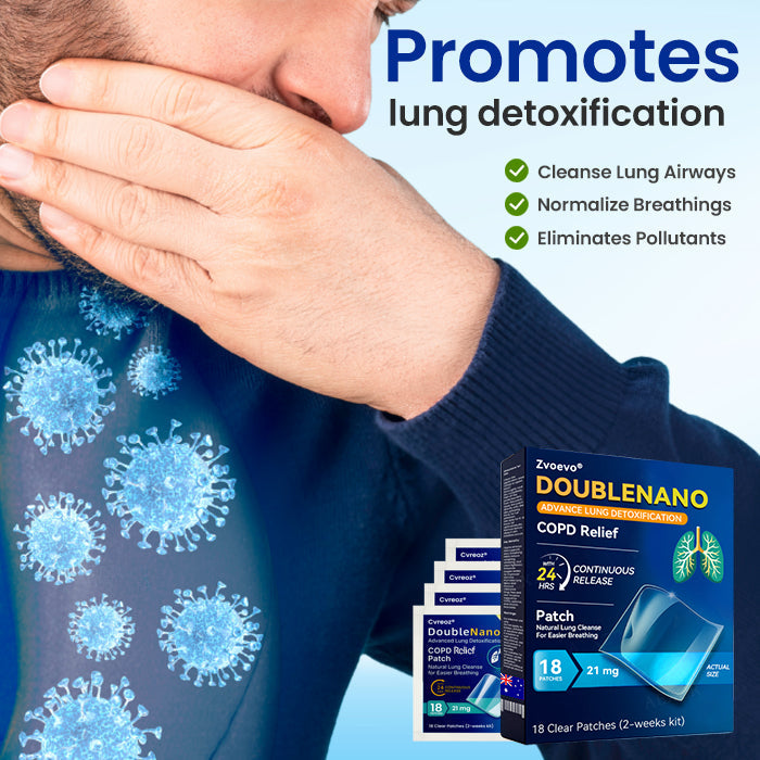 🌿🌿TGA Approved:🔥 Hot Sale - Limited Stocks 🌿 Zvoevo® DoubleNano COPD Relief Patch 🔥50% OFF🔥