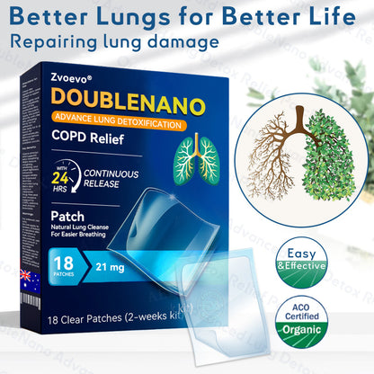✅TGA Approved|Zvoevo® DoubleNano COPD Relief Patch (💝 Cough, wheezing, shortness of breath, sputum, stuffy nose, bronchitis, bronchitis, allergy symptoms, lung discomfort🫁)
