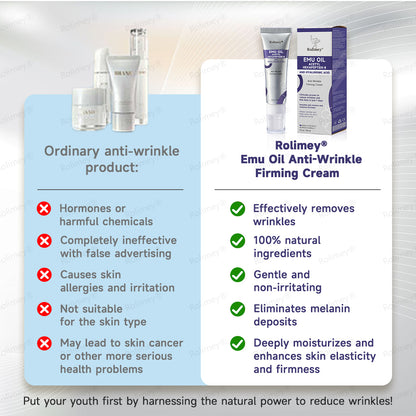 🌟Made in Australia: Rolimey® Emu Oil Anti-Wrinkle Firming Cream (Dermatologist Recommended)