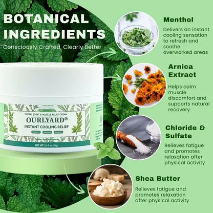 (Made in the Australia)🏅Final 3 Hours: 60% OFF 𝐎𝐟𝐟𝐢𝐜𝐢𝐚𝐥 𝐒𝐭𝐨𝐫𝐞: 𝐎𝐮𝐫𝐥𝐲𝐚𝐫𝐝® Mint Pain Relief Cream (Treatment for arthritis, neuropathyy, rheumatic diseases, muscle spasms, twitches and sports injuries)