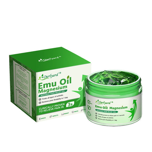 ✅Ourlyard® Magnesium & Emu Oil Massage Pain Relief Gel (🏅The Ultimate Solution for Muscle Aches, Arthritis, Joint Pain, Nerve Pain, Inflammation, and Stiffness) – Made in the USA