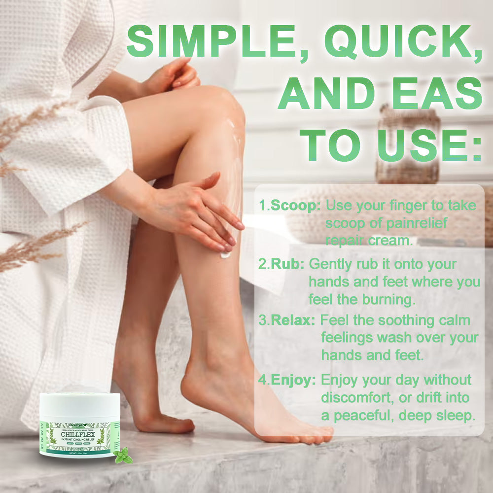 (Made in the Australia)🏅Final 3 Hours: 60% OFF 𝐎𝐟𝐟𝐢𝐜𝐢𝐚𝐥 𝐒𝐭𝐨𝐫𝐞: 𝐎𝐮𝐫𝐥𝐲𝐚𝐫𝐝® Mint Pain Relief Cream (Treatment for arthritis, neuropathyy, rheumatic diseases, muscle spasms, twitches and sports injuries)
