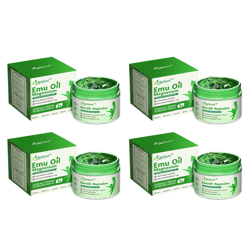 🦵Ourlyard® Advanced Magnesium & Emu Oil Massage Pain Relief Gel (🏅The Ultimate Solution for Muscle Aches, Arthritis, Joint Pain, Nerve Pain, Inflammation, and Stiffness) – Made in Australia