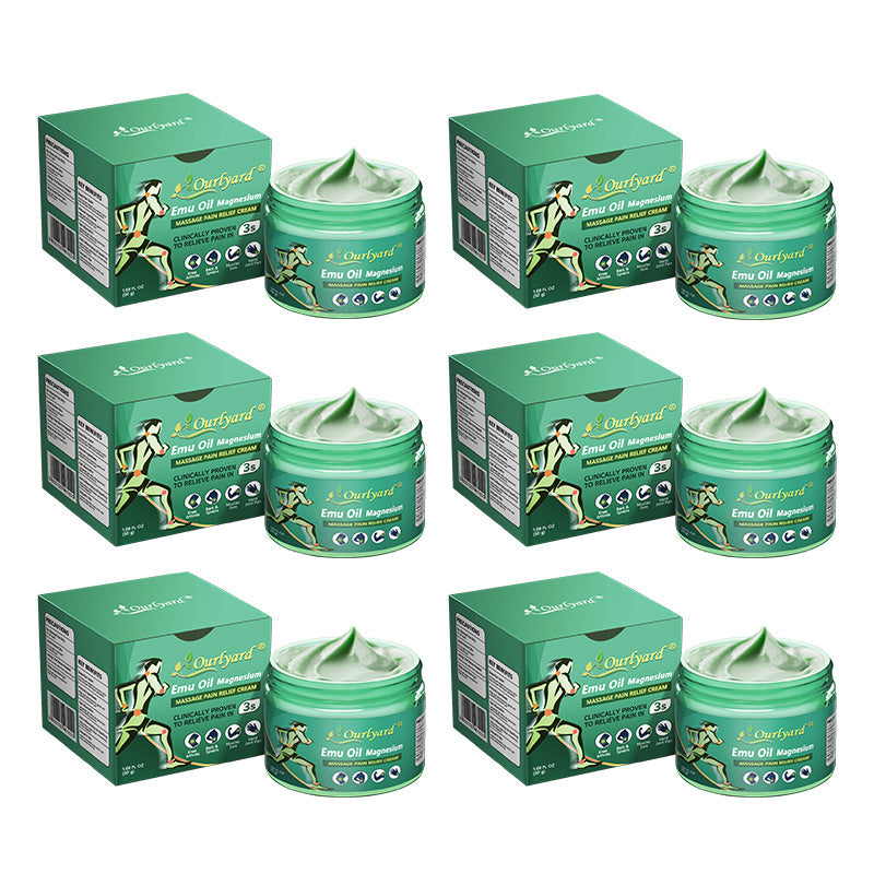 ✅🌿TGA Approved|Ourlyard® Advanced Magnesium & Emu Oil Massage Pain Relief Cream (🏅The Ultimate Solution for Muscle Aches, Arthritis, Joint Pain, Nerve Pain, Inflammation, and Stiffness)
