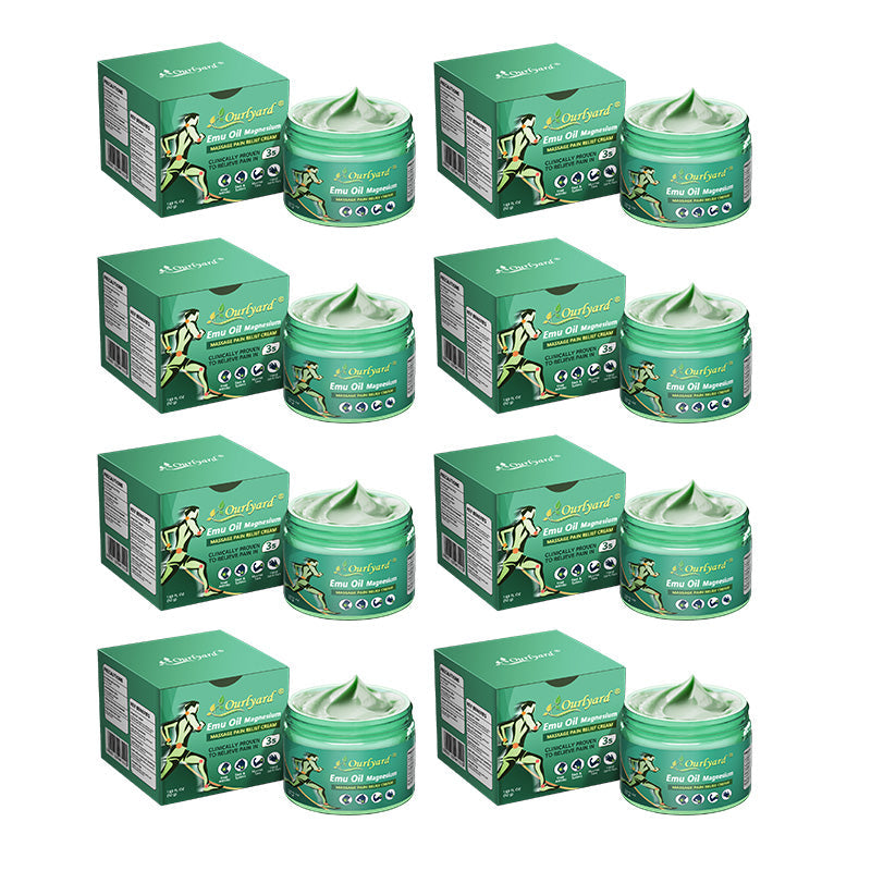 ✅🌿TGA Approved|Ourlyard® Advanced Magnesium & Emu Oil Massage Pain Relief Cream (🏅The Ultimate Solution for Muscle Aches, Arthritis, Joint Pain, Nerve Pain, Inflammation, and Stiffness)